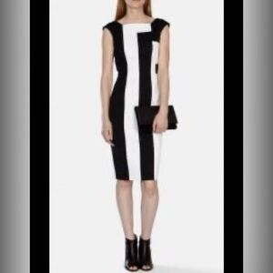 Karen Millen Monochrome Midi Dress
